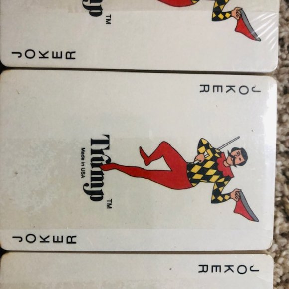 3 New/Sealed TRUMP Playing Cards Winter Fall Norman Rockwell - Picture 4 of 6